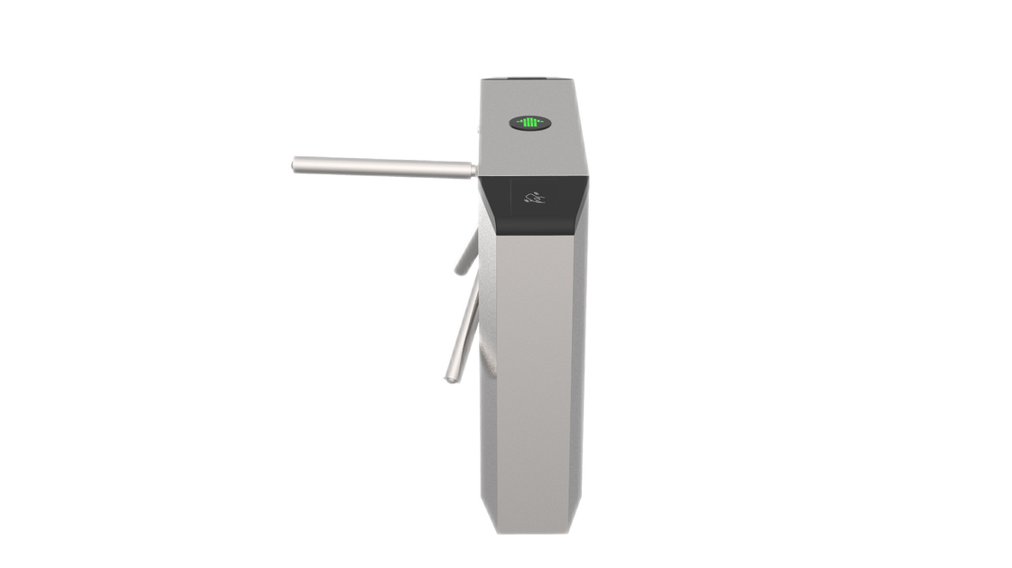 Altura semi automática biométrica da porta 96cm do torniquete do tripé do reconhecimento de cara
