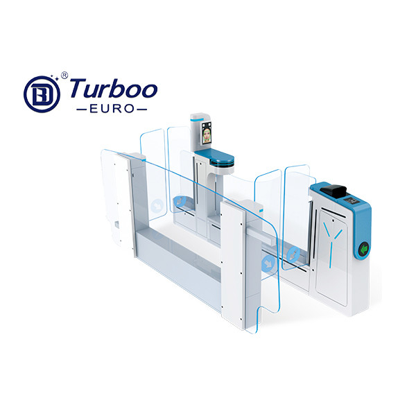 Portas de balanço dobro do aeroporto do torniquete RS485 da porta de velocidade da identificação