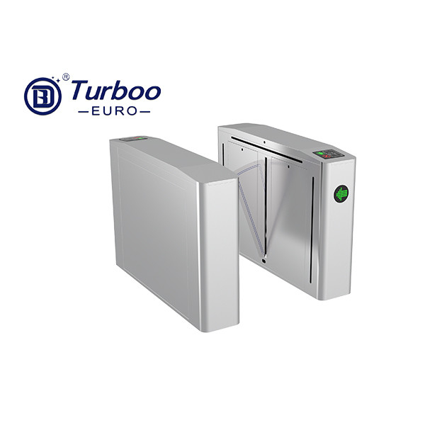 Sistema biométrico Turboo da porta automática de aço inoxidável da barreira da aleta da porta de balanço 304