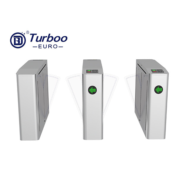 Sistema biométrico Turboo da porta automática de aço inoxidável da barreira da aleta da porta de balanço 304